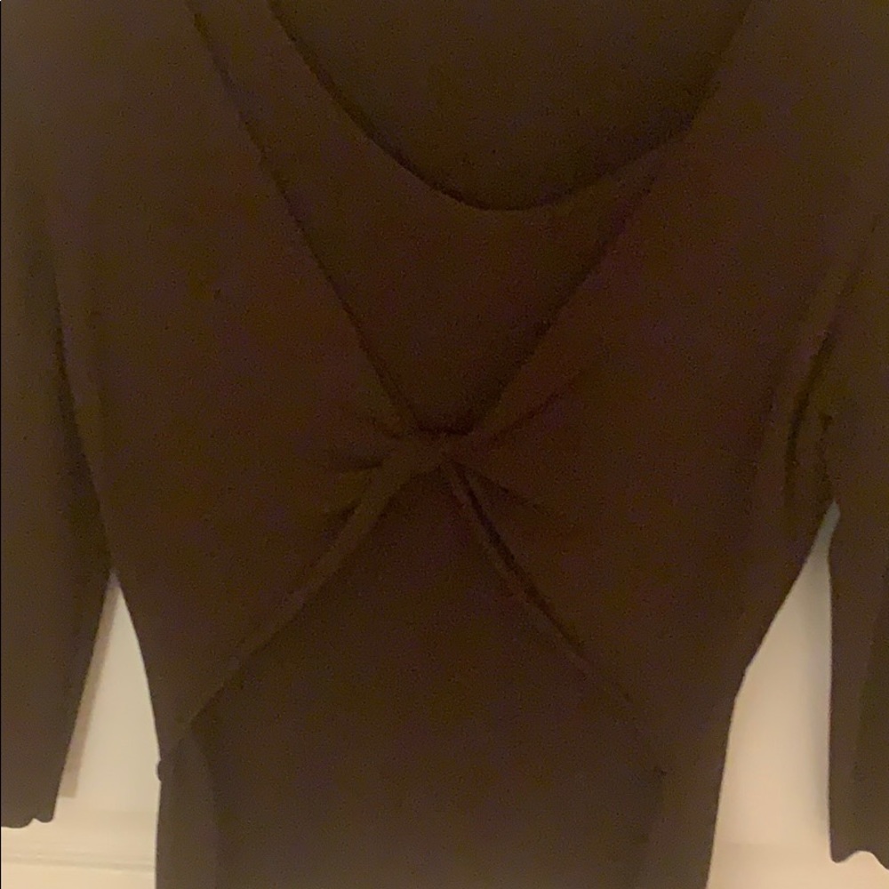 JNY Signature Petite Knit Faux-Tie Front Top